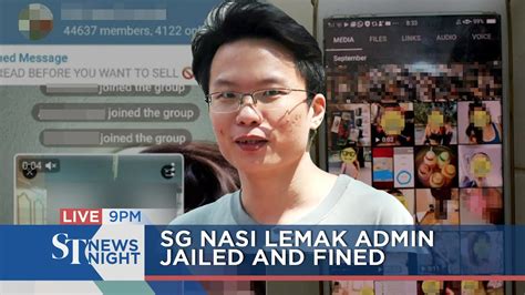 sg leak mega|SG Nasi Lemak chat admin jailed and fined; had more。